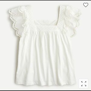 J. Crew Eyelet Tank - Size M
